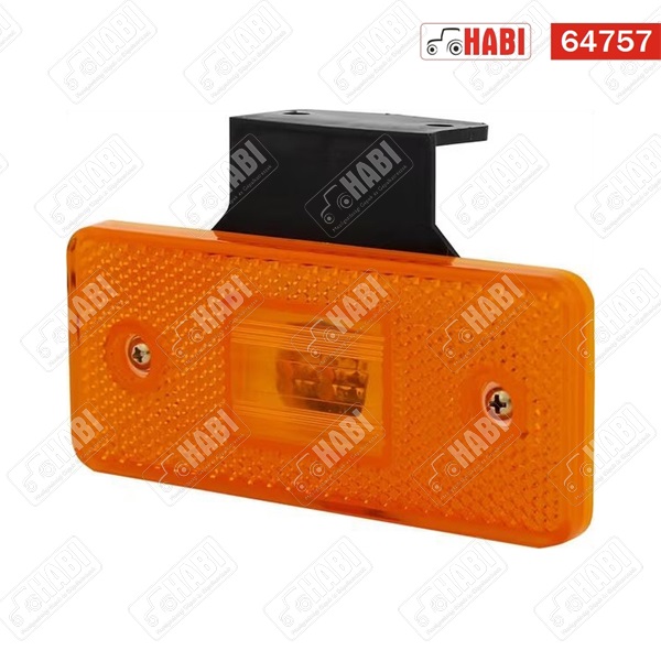 Pozíció/jelző lámpa 101Z LED téglalap narancs, 116x66x21 mm, 12-24V WAS