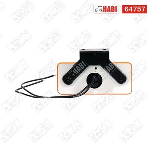 Pozíció/jelző lámpa 101Z LED téglalap narancs, 116x66x21 mm, 12-24V WAS