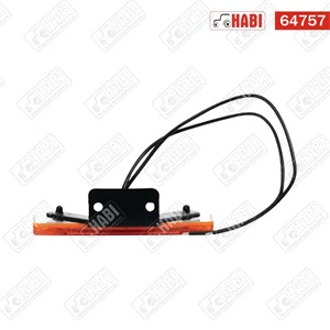 Pozíció/jelző lámpa 101Z LED téglalap narancs, 116x66x21 mm, 12-24V WAS