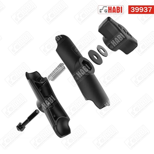 RAM MOUNTS dupla csatlakozós leszorító kar L=95 mm B/1"-es golyóval