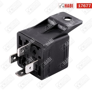 Relé 12V 30A tartóval, 4 pólusú BOSCH