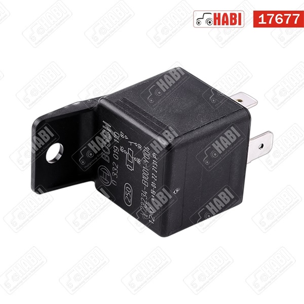 Relé 12V 30A tartóval, 4 pólusú BOSCH