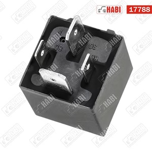 MTZ Relé 4 lábas, tartóval 12V 70A univerzális