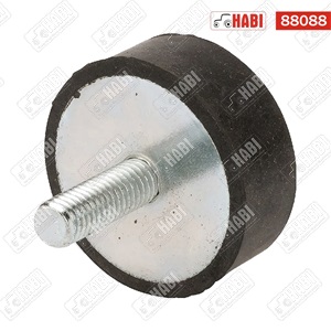 Rezgéscsillapító gumibak 40 x 15 mm M8 L=23 mm