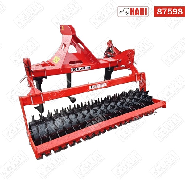 Rögtörő henger ALFA 2,7 m  V-tárcsához, tüskés /Strumyk/