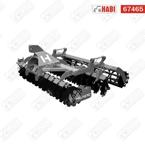 Rövidtárcsa BT 3m 560mm-es tárcsalapokkal, tüskés rögtörővel  /Helagro/