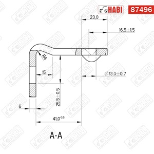 Rugóskapa felfogatókengyel 32x12-es kapához /alacsony/
