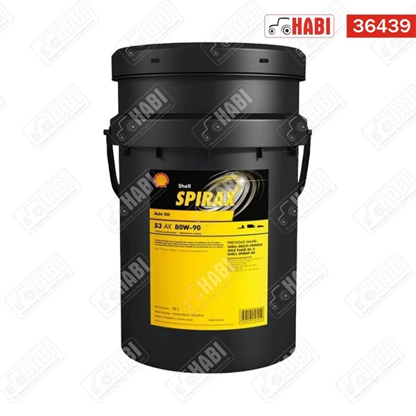 SHELL Spirax S3 AX 80W-90/ 20 liter