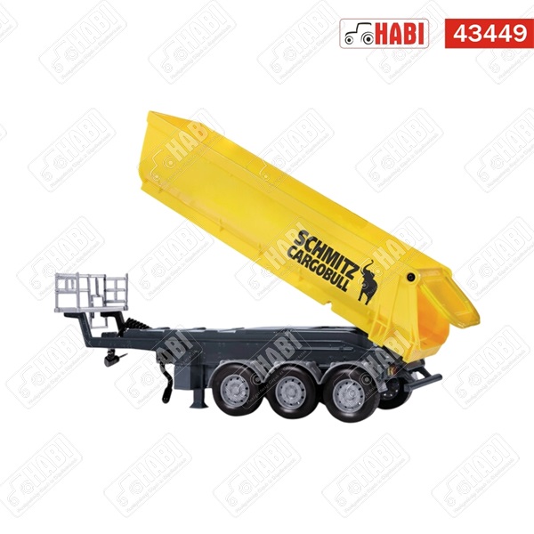 SIKU Háromtengelyes nyerges billenős pótkocsi