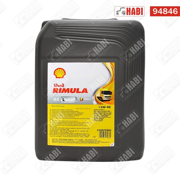 SHELL Rimula R4 L 15W-40 20 liter