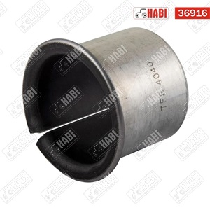 Siklócsapágy persely vállas d=12 mm D=14 mm D"=20 mm L=9 mm PTFE