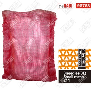 Szájbekötő nélkül raschel zsák 10kg 41x60 211 piros - 100db/csomag