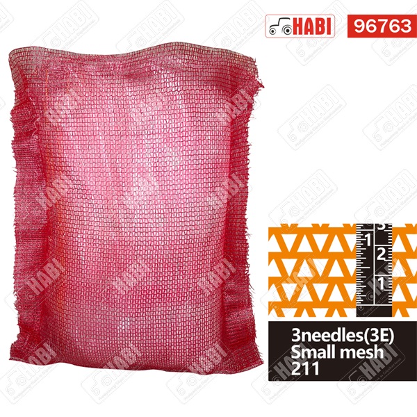 Szájbekötő nélkül raschel zsák 10kg 41x60 211 piros - 100db/csomag
