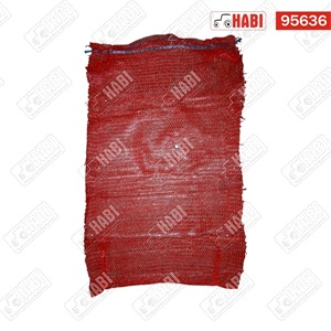 Szájbekötős raschel zsák 10kg 40x60 sötétpiros