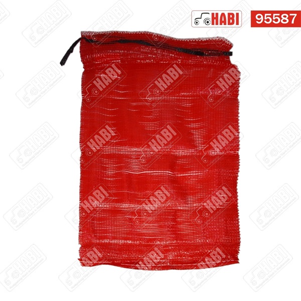 Szájbekötős dreher zsák 25-30kg 50x80 sötétpiros