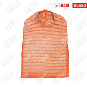 Szájbekötős raschel zsák 10kg 40x60 narancs