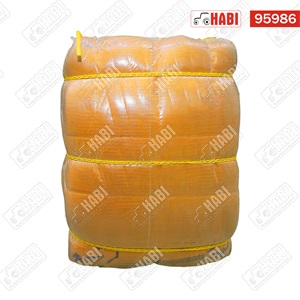 Szájbekötős raschel zsák 25kg 50x80 aranysárga - 2000db/bála