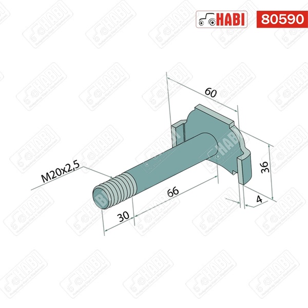 Szárzúzó kalapács csavar