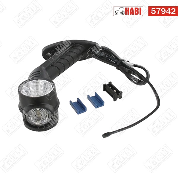 Szélességjelző lámpa LED jobb 54x147mm 12V ASPÖCK