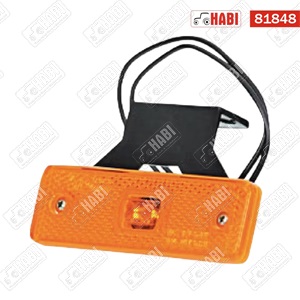 Szélességjelzőlámpa LED narancssárga 98x31,5x25mm 12 V-24 V