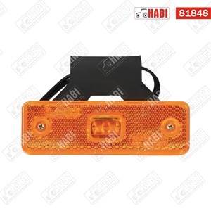 Szélességjelzőlámpa LED narancssárga 98x31,5x25mm 12 V-24 V
