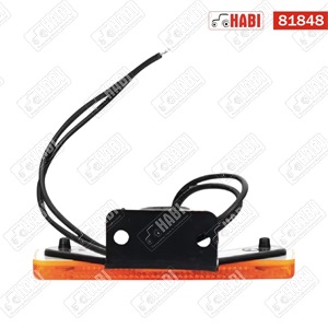 Szélességjelzőlámpa LED narancssárga 98x31,5x25mm 12 V-24 V