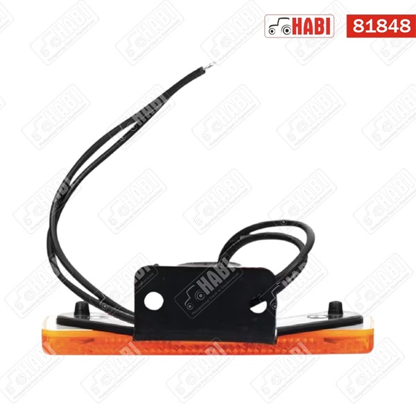Szélességjelzőlámpa LED narancssárga 98x31,5x25mm 12 V-24 V