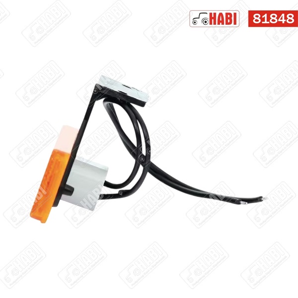 Szélességjelzőlámpa LED narancssárga 98x31,5x25mm 12 V-24 V