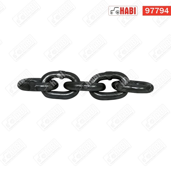 Szemes lánc 16x56 mm, d=16 mm fm