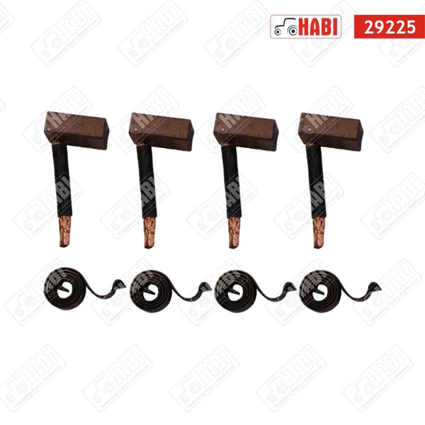 MTZ Szénkefe + rugó készlet ISKRA 12V / 4 db/csomag / /46.770.512/