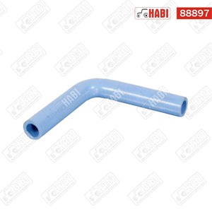 Szilikonos gumi tömlő könyök d=32 mm - 90° L=152x152
