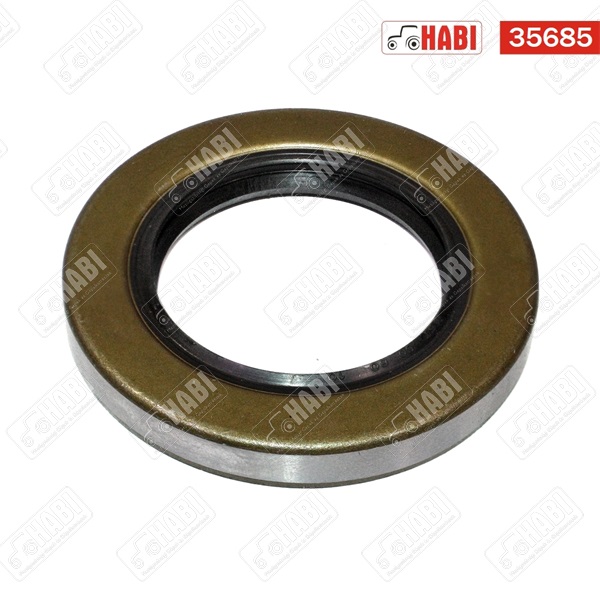 Szimering 50x80x10 NBR kétélű fémházas