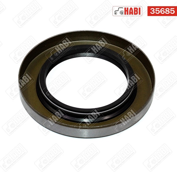 Szimering 50x80x10 NBR kétélű fémházas