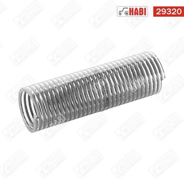Szívó-nyomó tömlő 70 mm átlátszó PVC spirál