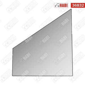 TK-80 Bulgár traktor ajtó üveg alsó