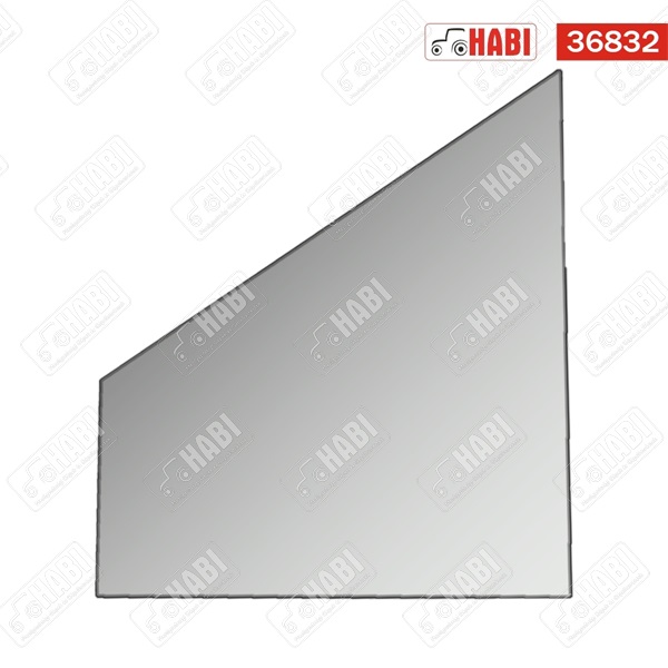 TK-80 Bulgár traktor ajtó üveg alsó