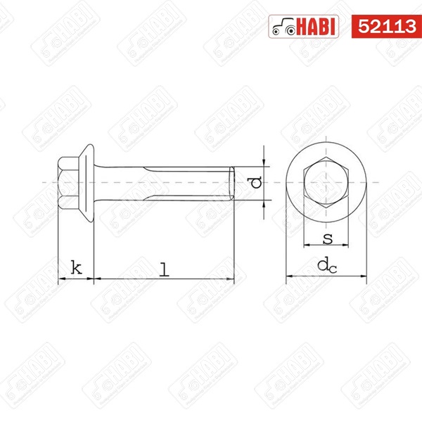 Talpcsavar M10x30x1,5 10.9 hg.