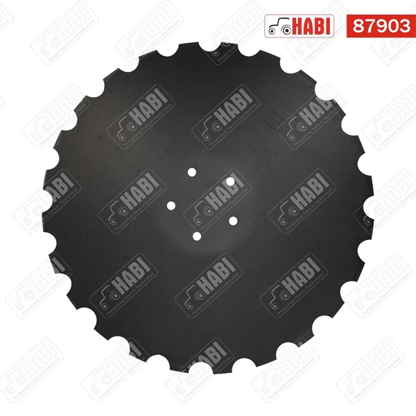 Tárcsalap fogazott 600x6.0 mm rövidtárcsa, osztókör 112mm, furatok száma 5, furatátmérő 12,5mm Kverneland