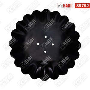 Tárcsalap hullámos 510x5mm 4 lyukas bóracél, 98mm osztókör d=13mm HBR Premium