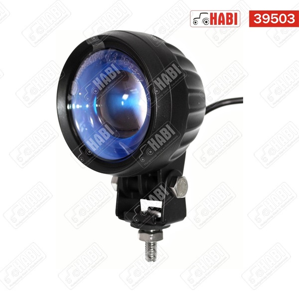 Targonca figyelmeztető munkavédelmi fény (kék nyíl) 9-80V LED R10