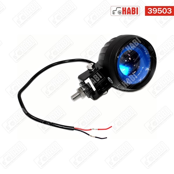 Targonca figyelmeztető munkavédelmi fény (kék nyíl) 9-80V LED R10