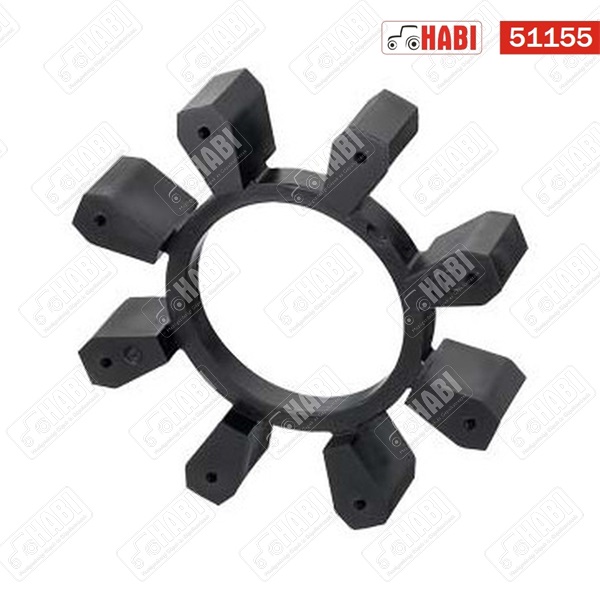 Tengelykapcsoló betét (csillag) D=97 mm d=48 mm