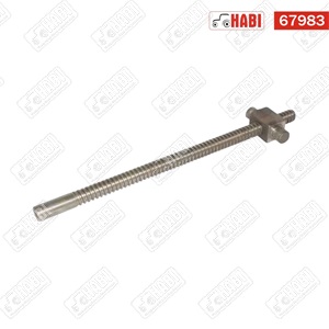 Trapézmenetes orsó anyával, Tr24x6 L=450 mm