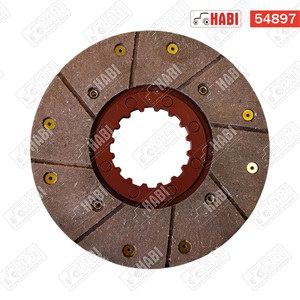 UTB Féktárcsa szegecselt D=190mm PIROS