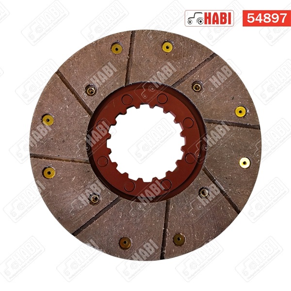 UTB Féktárcsa szegecselt D=190mm PIROS