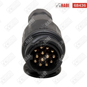 Utánfutó csatlakozó adapter 7/13 pólus 0,75 m 12V