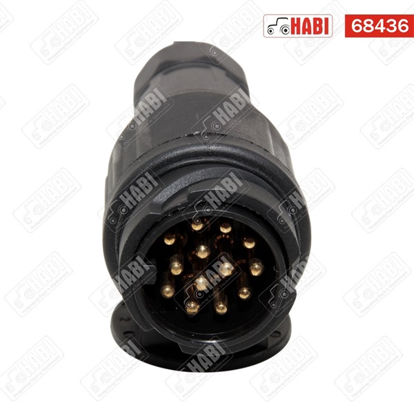 Utánfutó csatlakozó adapter 7/13 pólus 0,75 m 12V