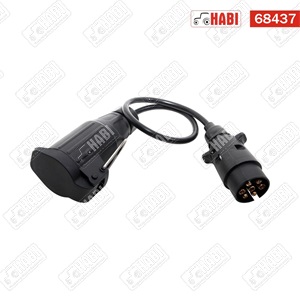 Utánfutó csatlakozó adapter 7/15 pólus 0,75 m 12V