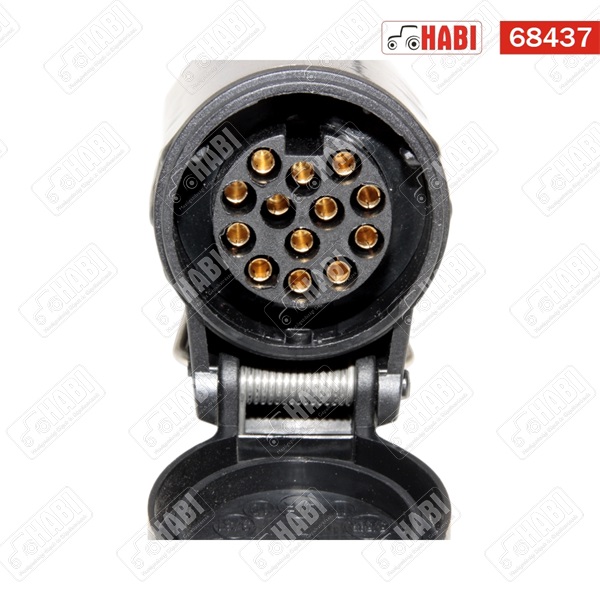 Utánfutó csatlakozó adapter 7/15 pólus 0,75 m 12V