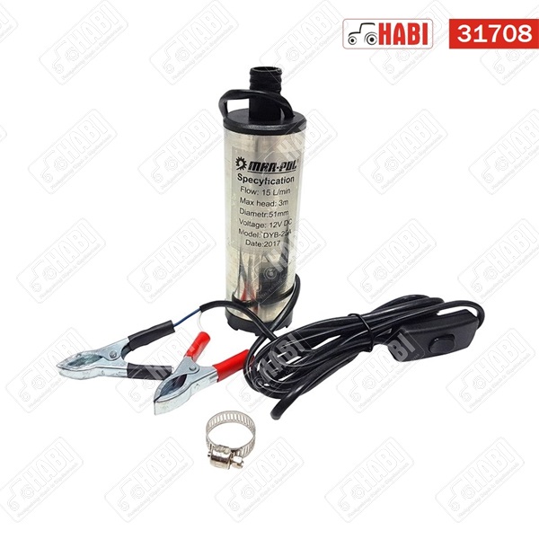 Üzemanyag szivattyú 12 V 38MM /búvárszivattyú/